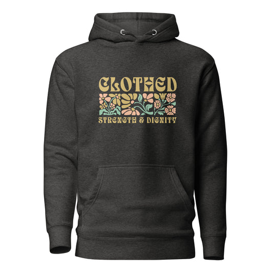 Clothed in Strength & Dignity - Premium Unisex Hoodie