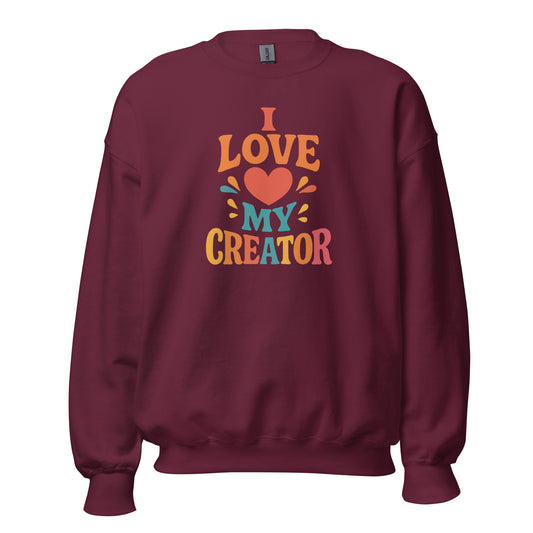 I Love My Creator - Unisex Regular Sweatshirt