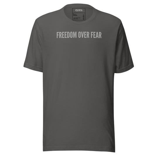 Freedom Over Fear Christian graphic tee – unisex t-shirt faith-based apparel