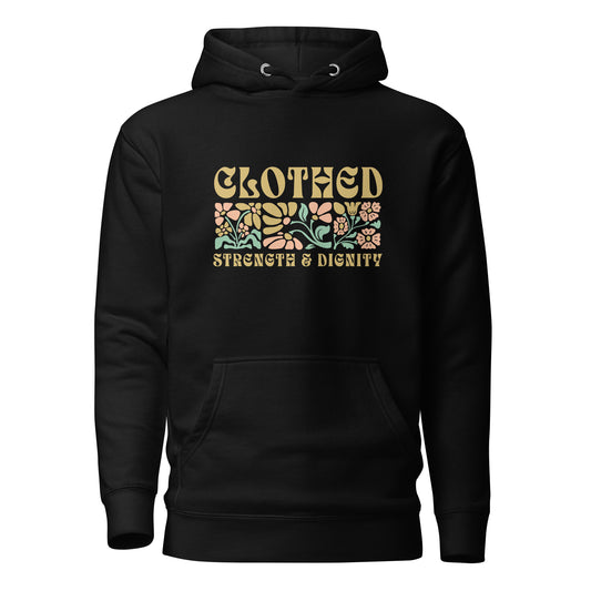 Clothed in Strength & Dignity - Premium Unisex Hoodie