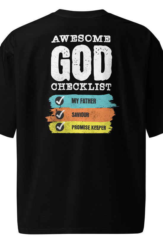 Awesome God - Oversized Premium heavyweight t-shirt