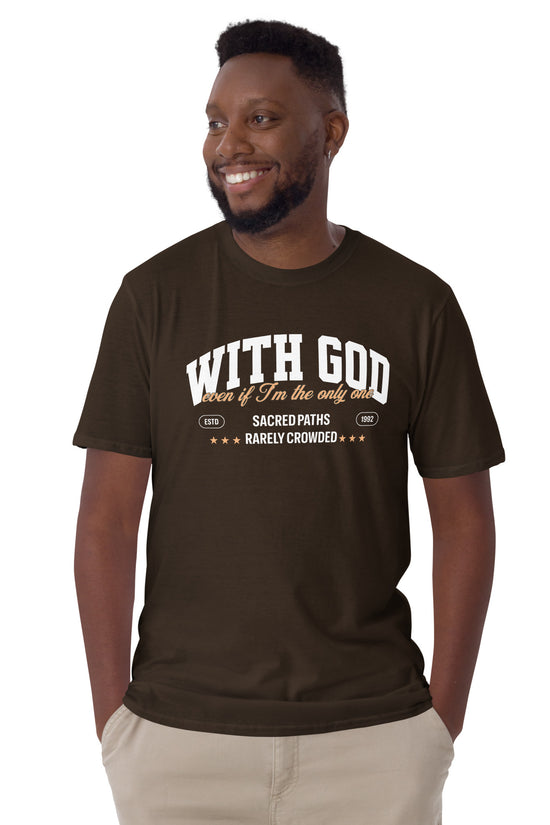 With God Christian t-shirt,Christian graphic tee, inspirational Christian gift