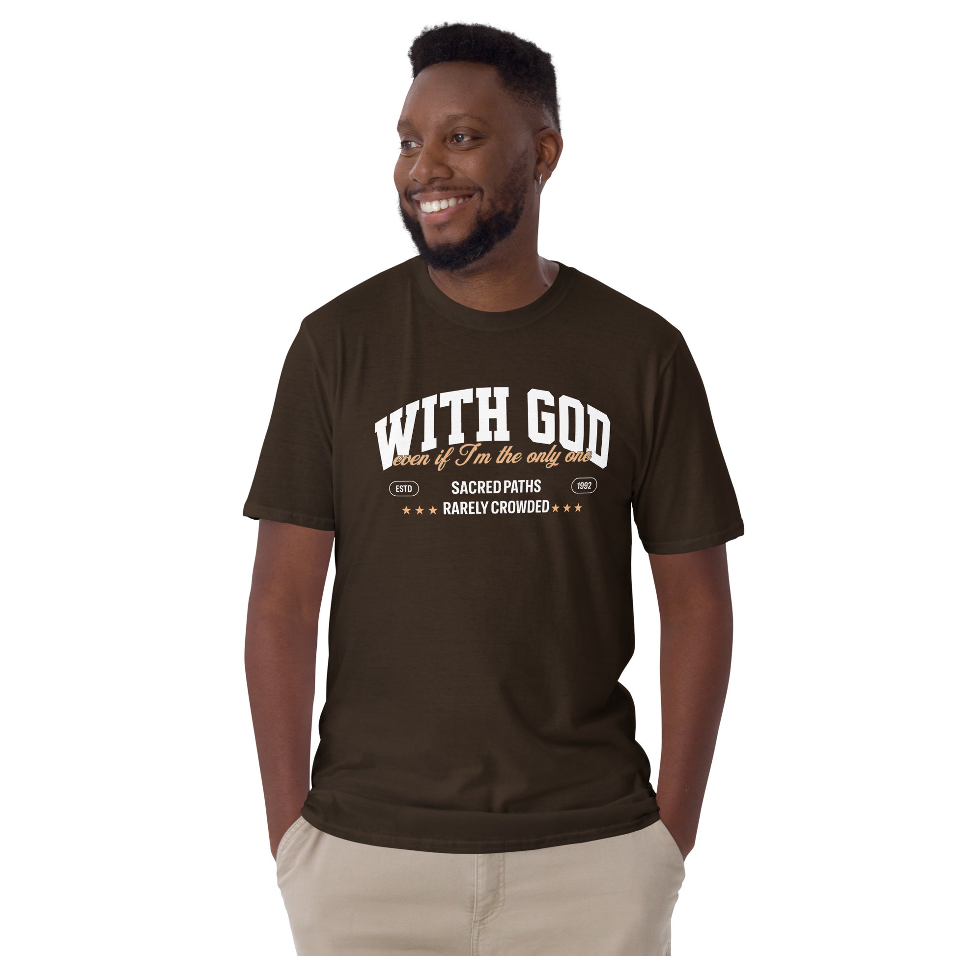 With God Christian t-shirt,Christian graphic tee, inspirational Christian gift