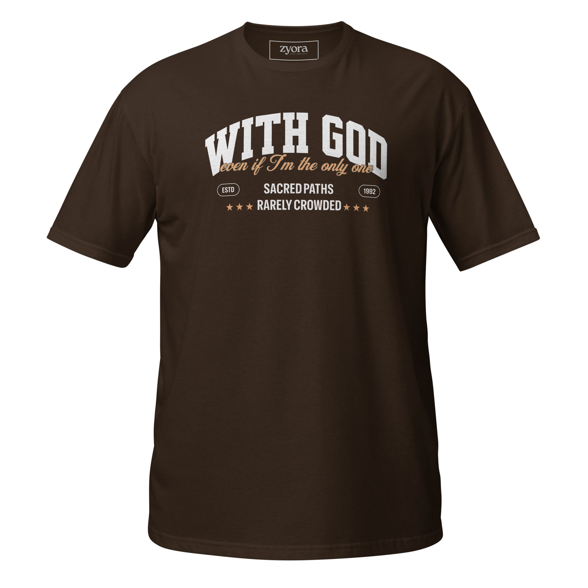 With God Christian t-shirt,Christian graphic tee, inspirational Christian gift