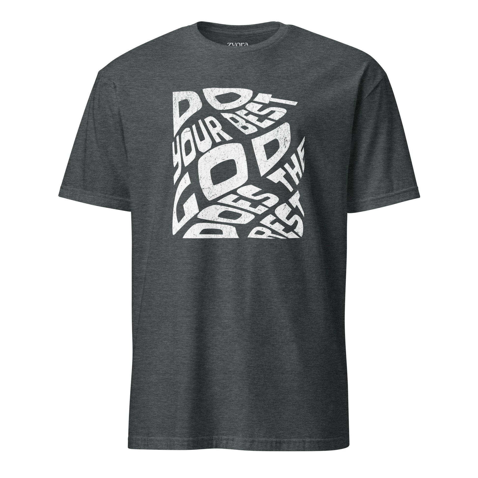 Unisex regular Christian tee with “Do Your Best God Does The Rest” design – faith-based fashion and gift by Zyora Apparel.