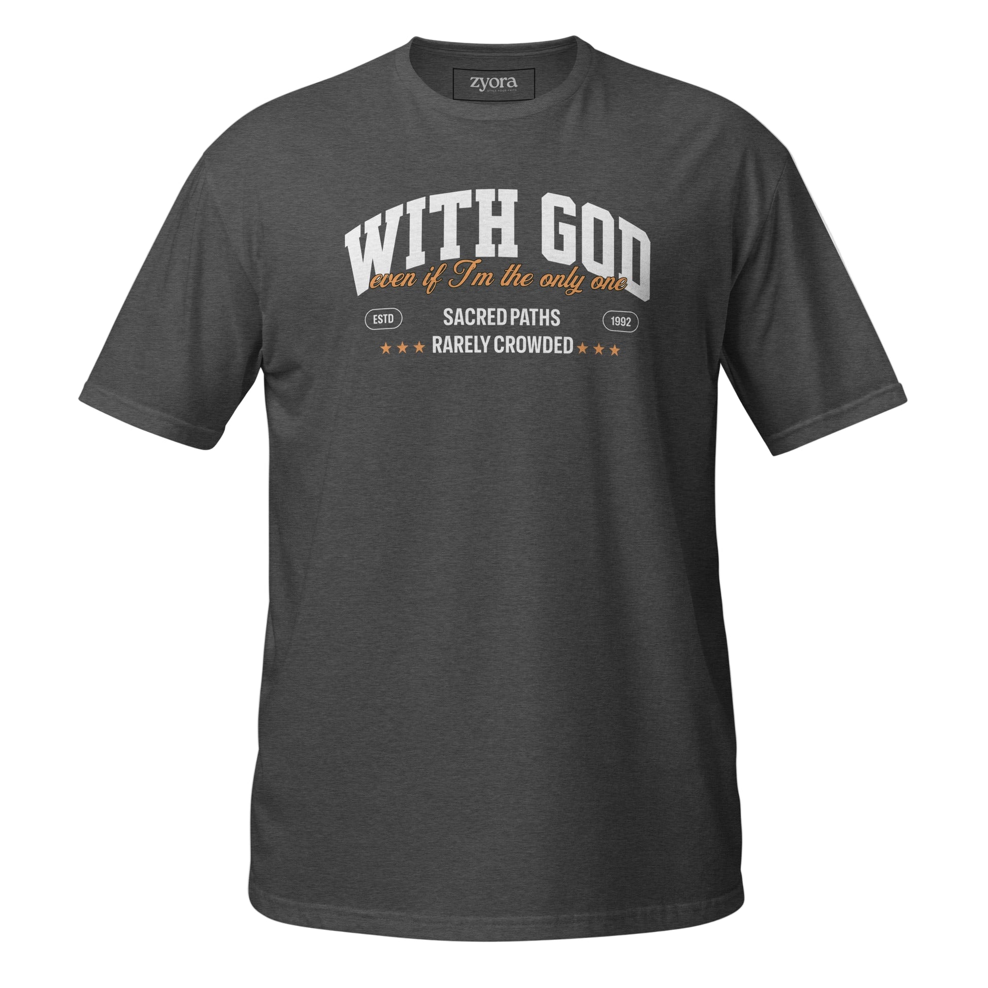 With God Christian t-shirt,Christian graphic tee, inspirational Christian gift