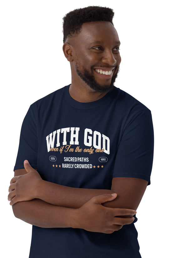 With God Christian t-shirt,Christian graphic tee, inspirational Christian gift