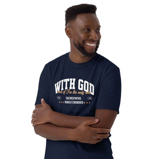 With God Christian t-shirt,Christian graphic tee, inspirational Christian gift