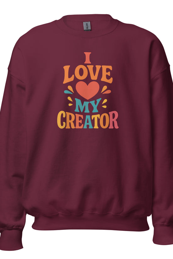 I Love My Creator - Unisex Regular Sweatshirt