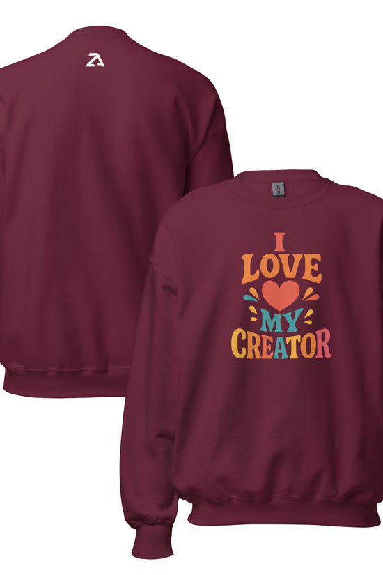 I Love My Creator - Unisex Regular Sweatshirt