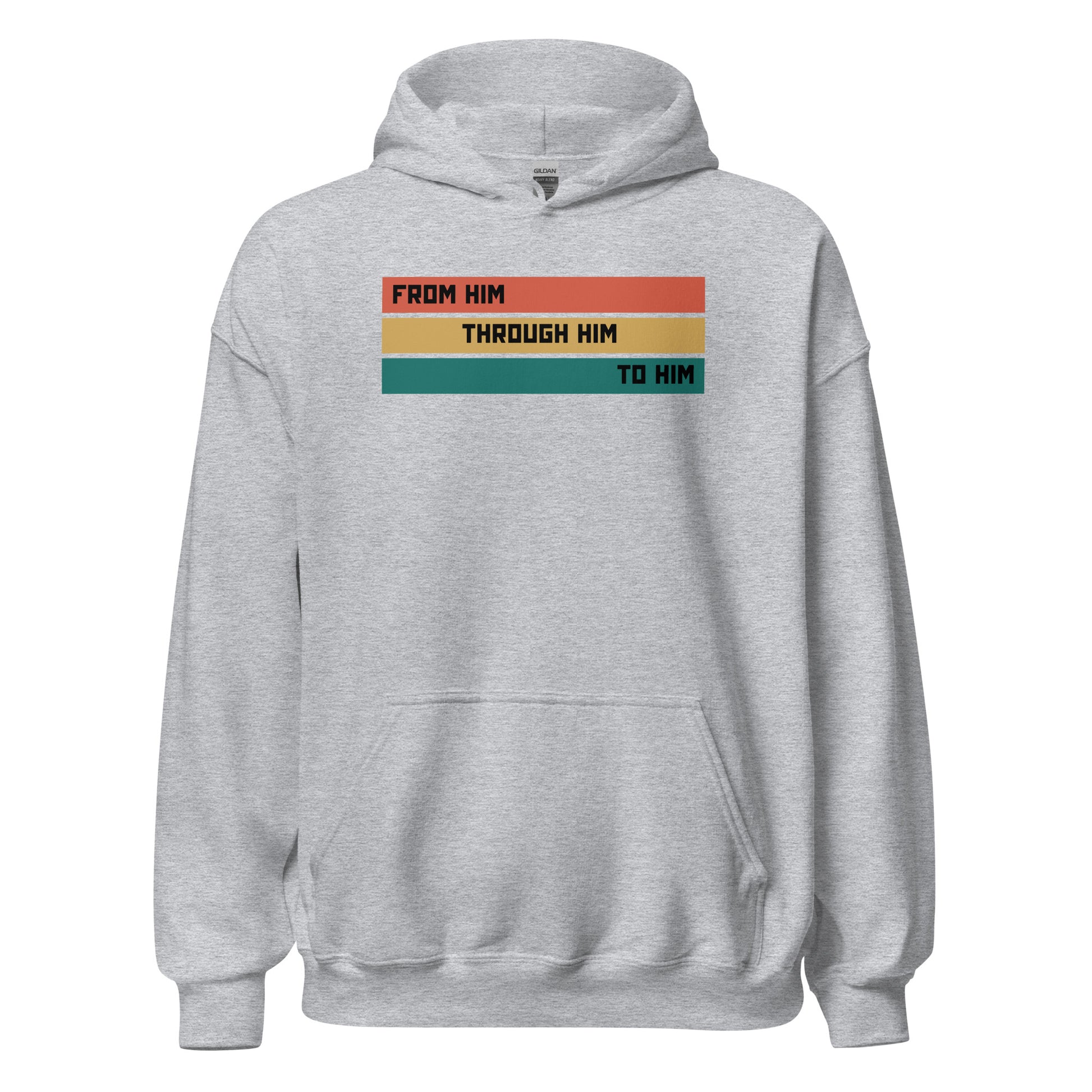 From Him Through Him To Him - Unisex Regular Hoodie