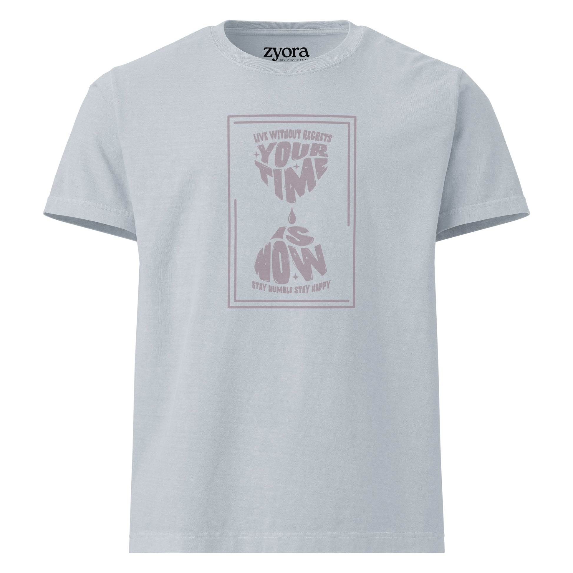 Your Time Is Now - Women Washed Premium Oversized Tee