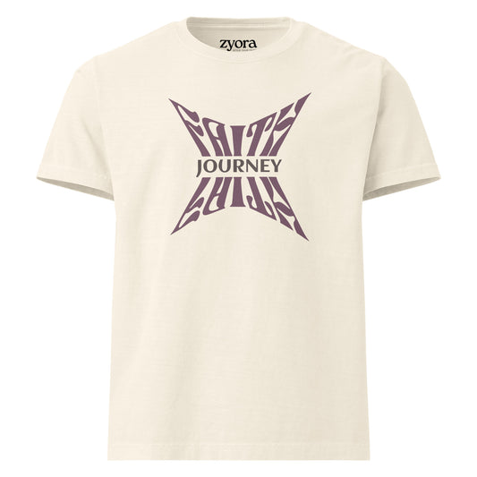 Faith Journey - Women Vintage Washed Oversized Tee