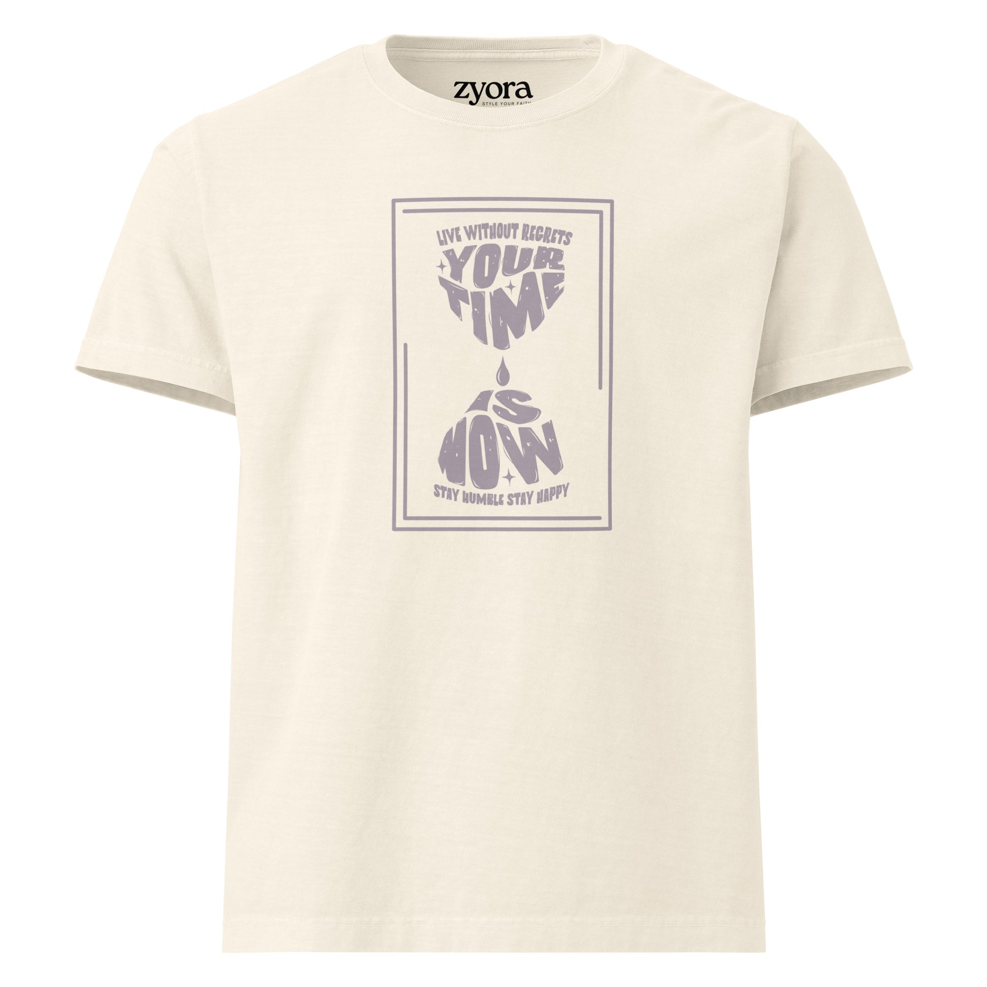 Your Time Is Now - Women Washed Premium Oversized Tee