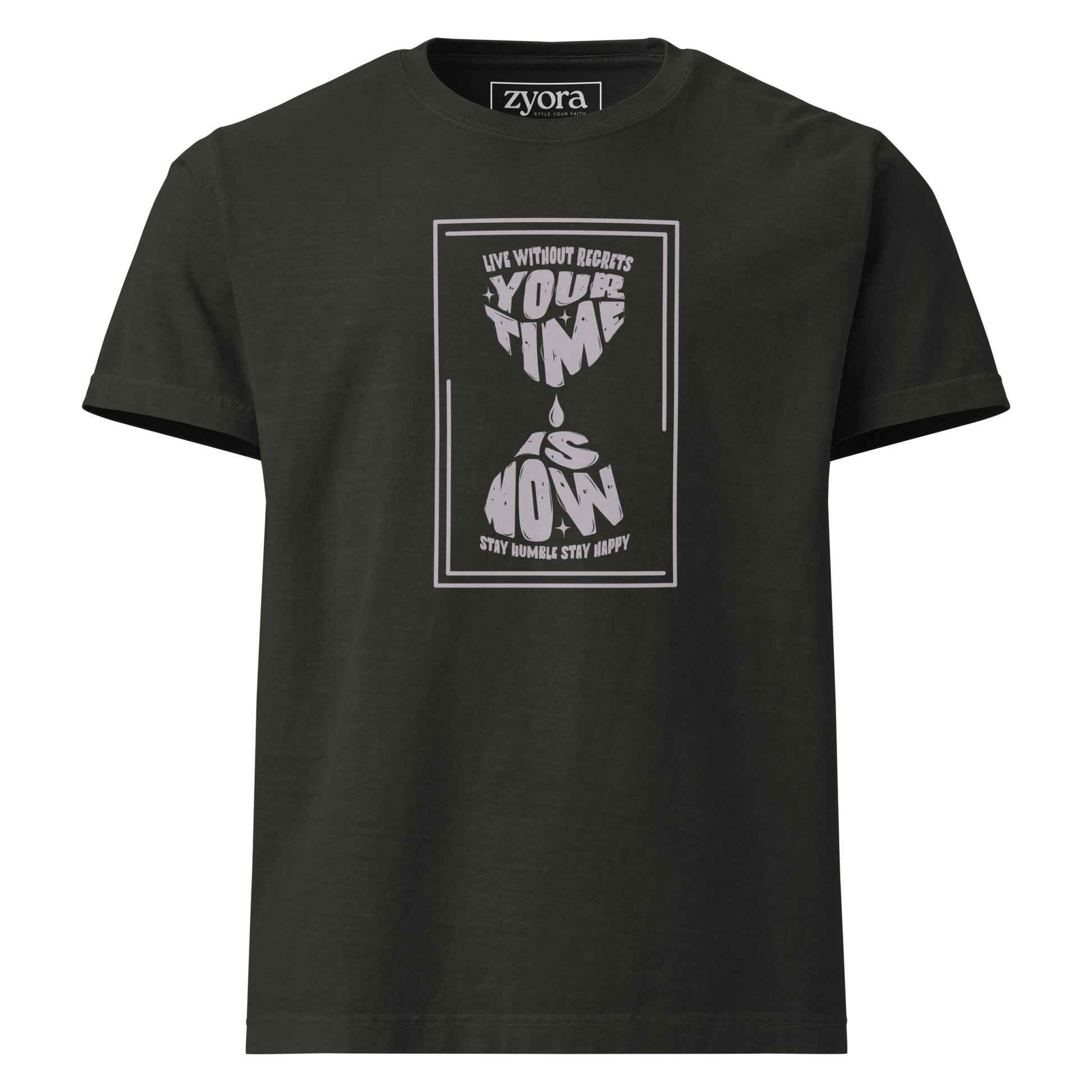 Your Time Is Now - Women Washed Premium Oversized Tee