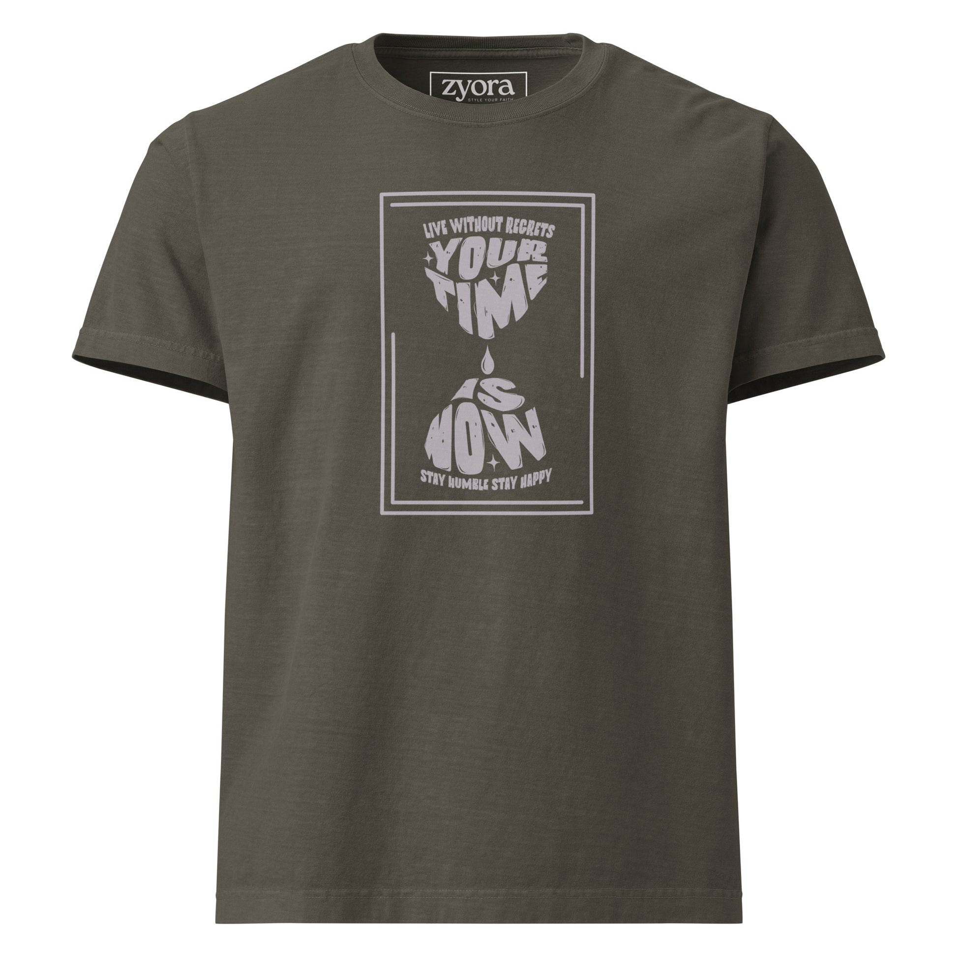 Your Time Is Now - Women Washed Premium Oversized Tee