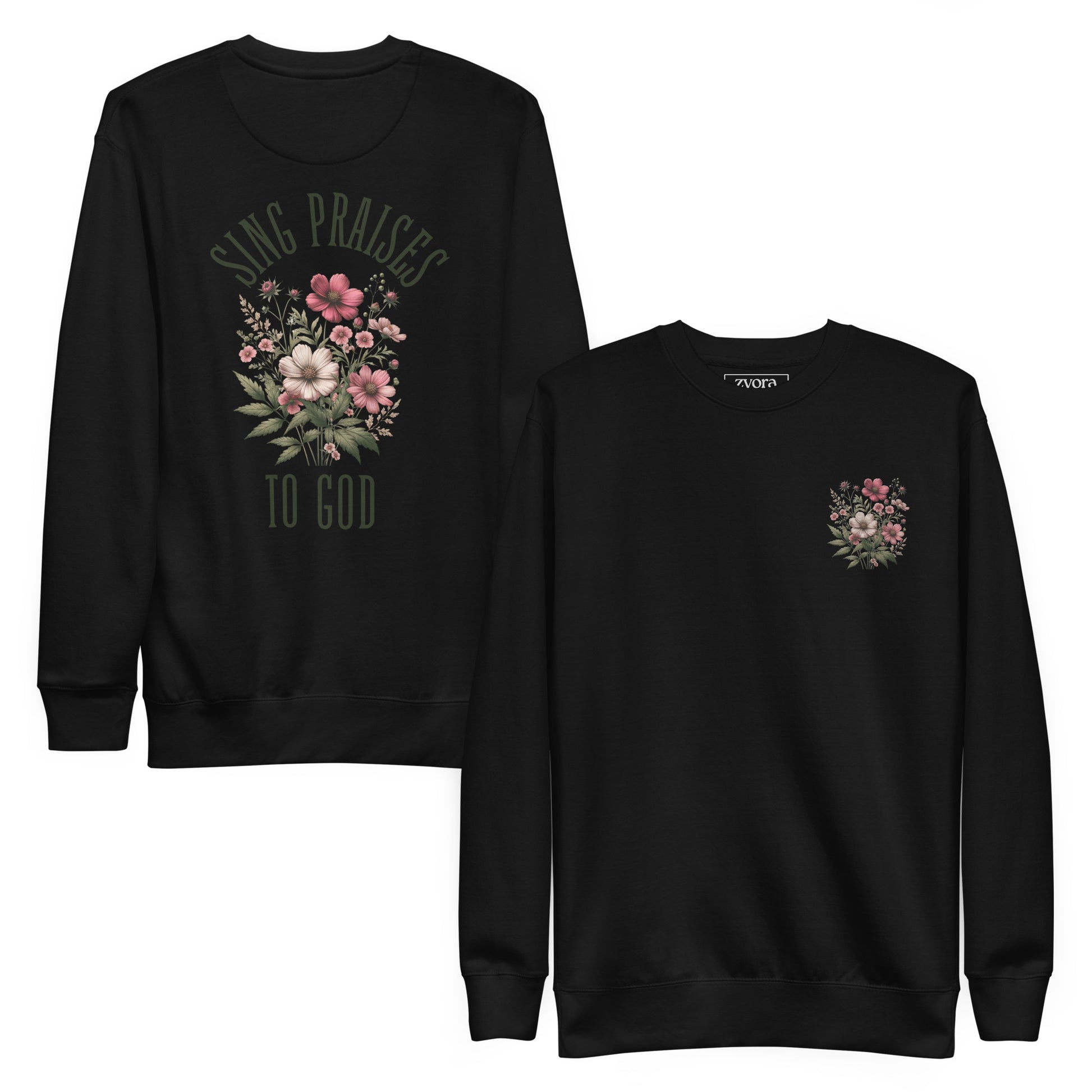 Sing Praises To God - Women Premium Sweatshirt