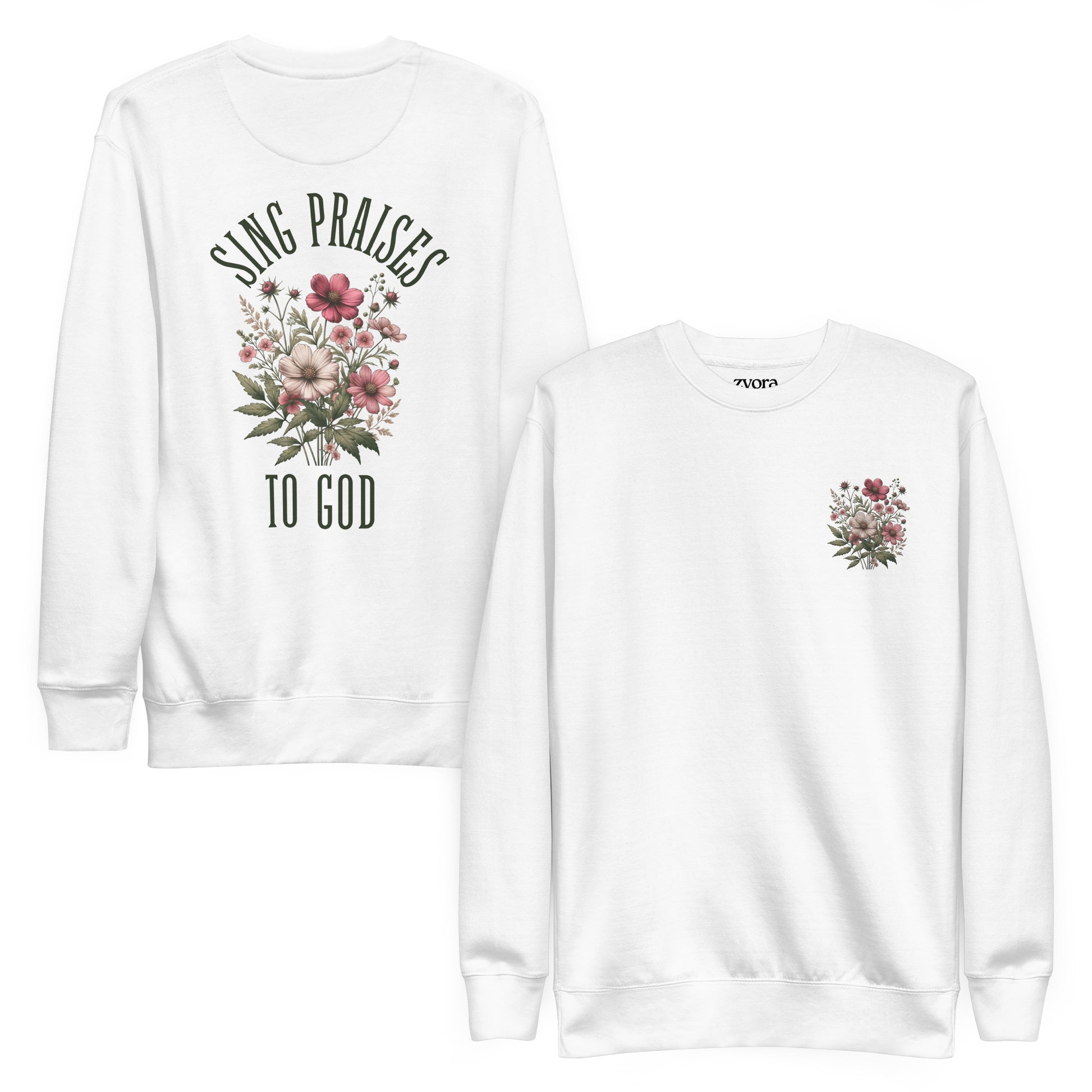 Sing Praises To God - Women Premium Sweatshirt