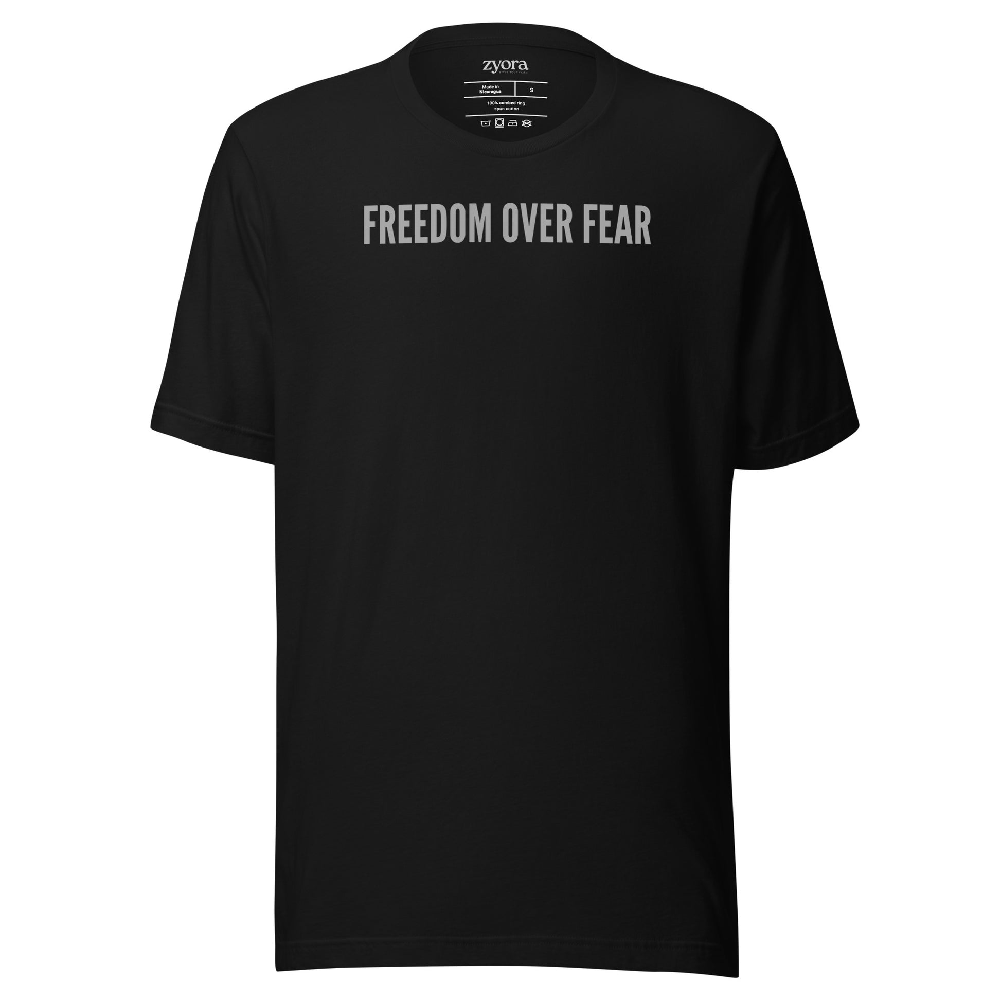 Freedom Over Fear Christian graphic tee – unisex t-shirt faith-based apparel