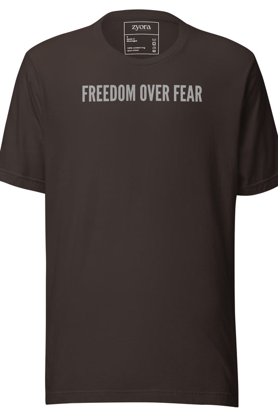 Freedom Over Fear Christian graphic tee – unisex t-shirt faith-based apparel