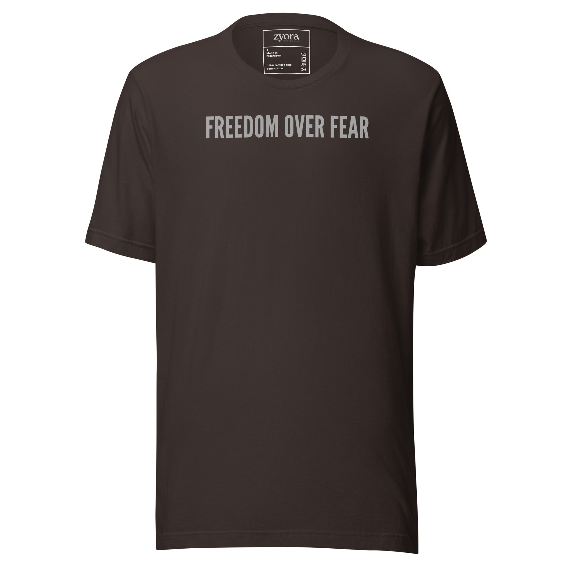 Freedom Over Fear Christian graphic tee – unisex t-shirt faith-based apparel