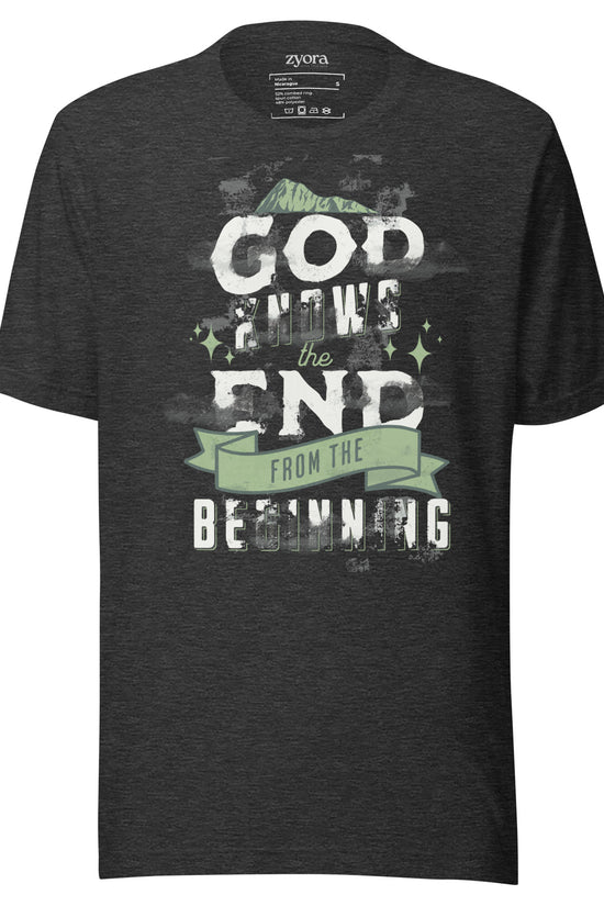 God Knows The End From Beginning - Unisex Premium Tee