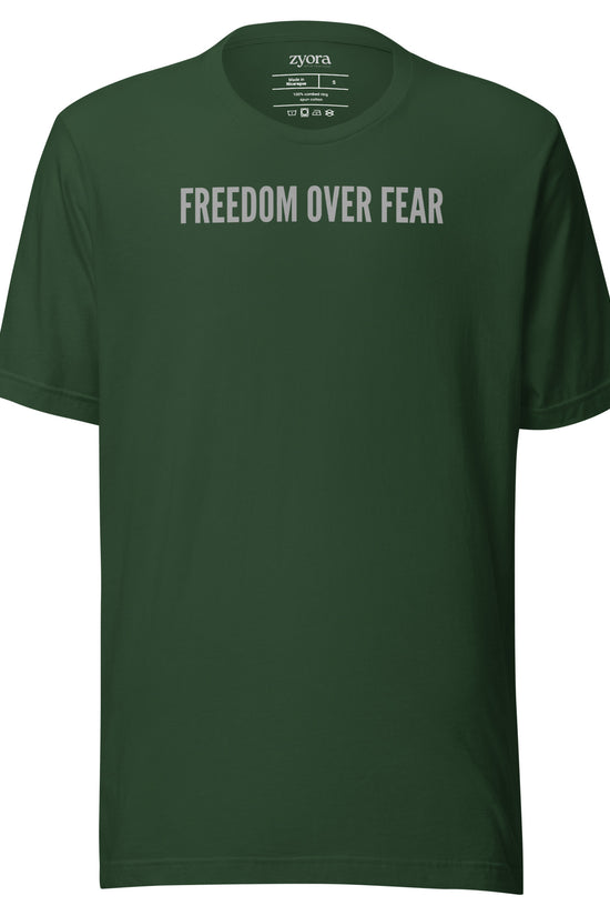 Freedom Over Fear Christian graphic tee – unisex t-shirt faith-based apparel