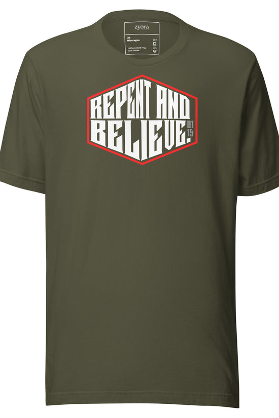 Repent & Believe  - Unisex Premium Tee