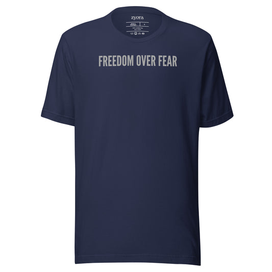 Freedom Over Fear Christian graphic tee – unisex t-shirt faith-based apparel