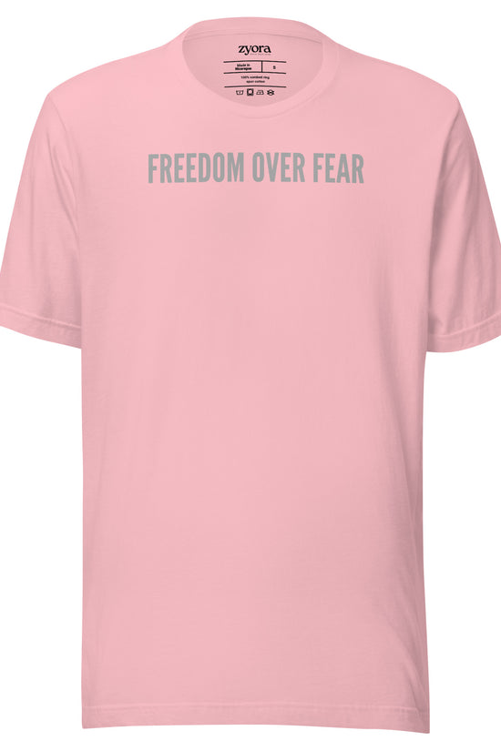 Freedom Over Fear Christian graphic tee – unisex t-shirt faith-based apparel