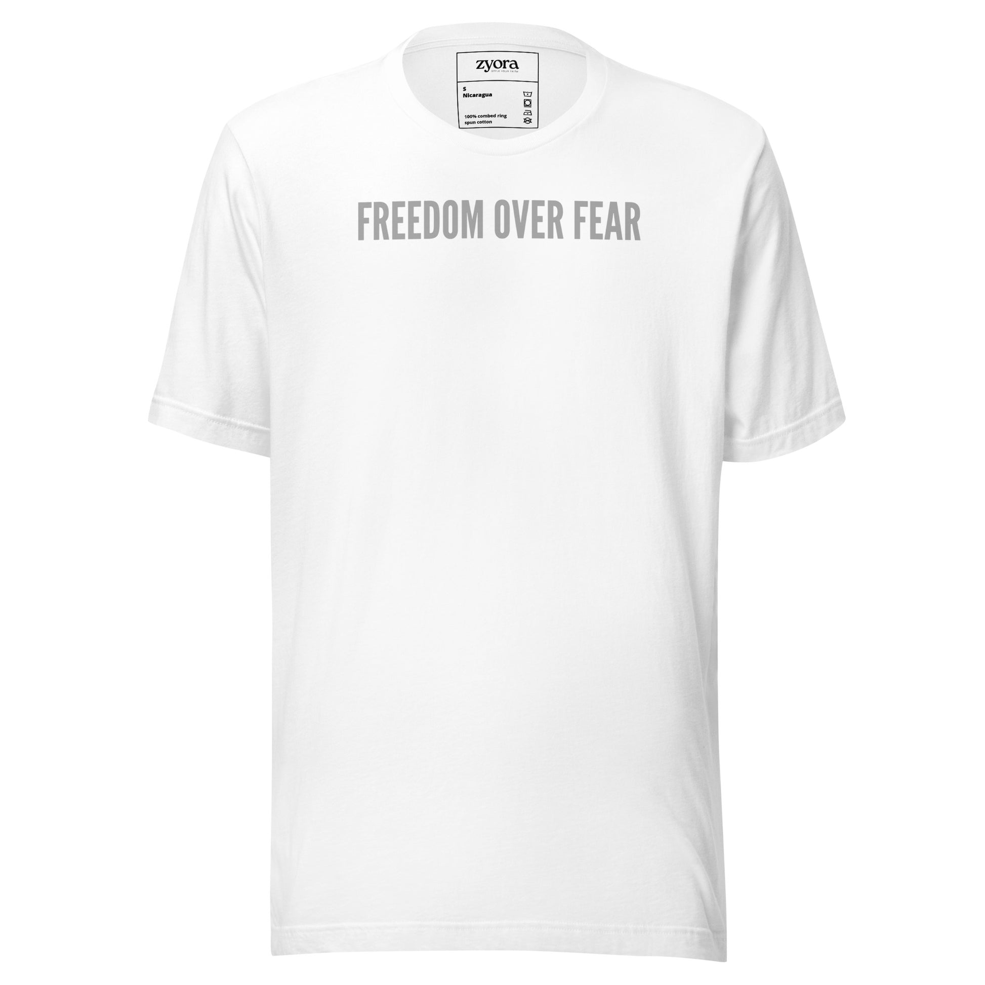 Freedom Over Fear Christian graphic tee – unisex t-shirt faith-based apparel